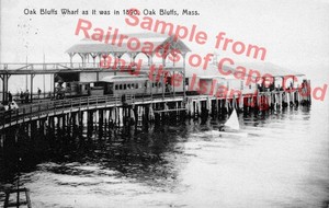 Oak Bluffs Wharf, 1890.